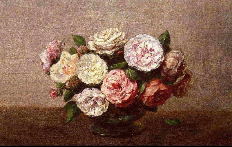 Henri Fantin-Latour Bowl of Roses